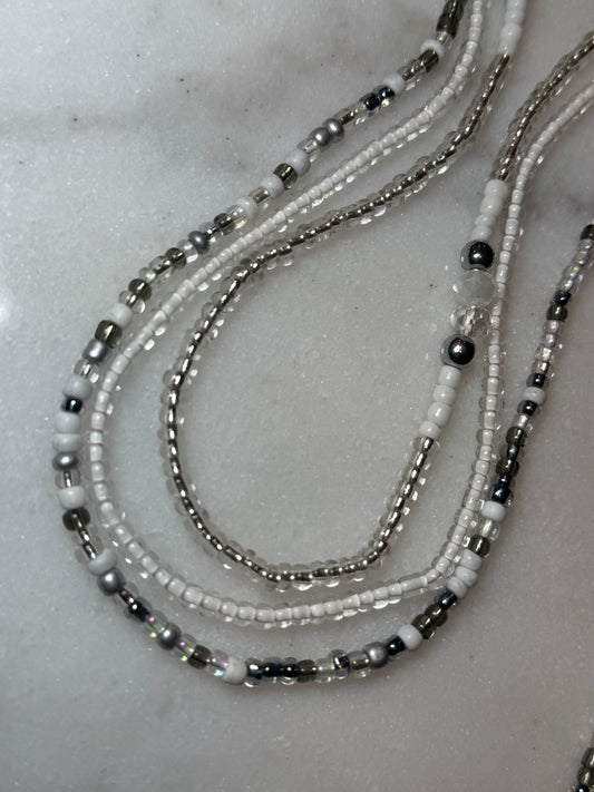 Grey Set Waist Bead