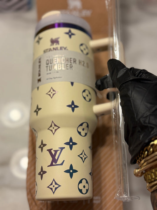 LV Inspired 40oz Stanley Tumbler
