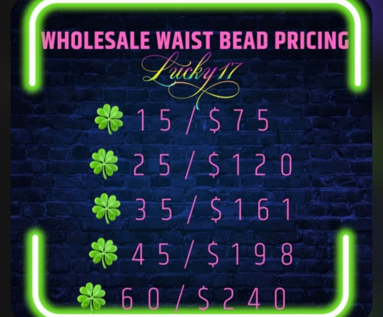 Wholesale Waist Beads