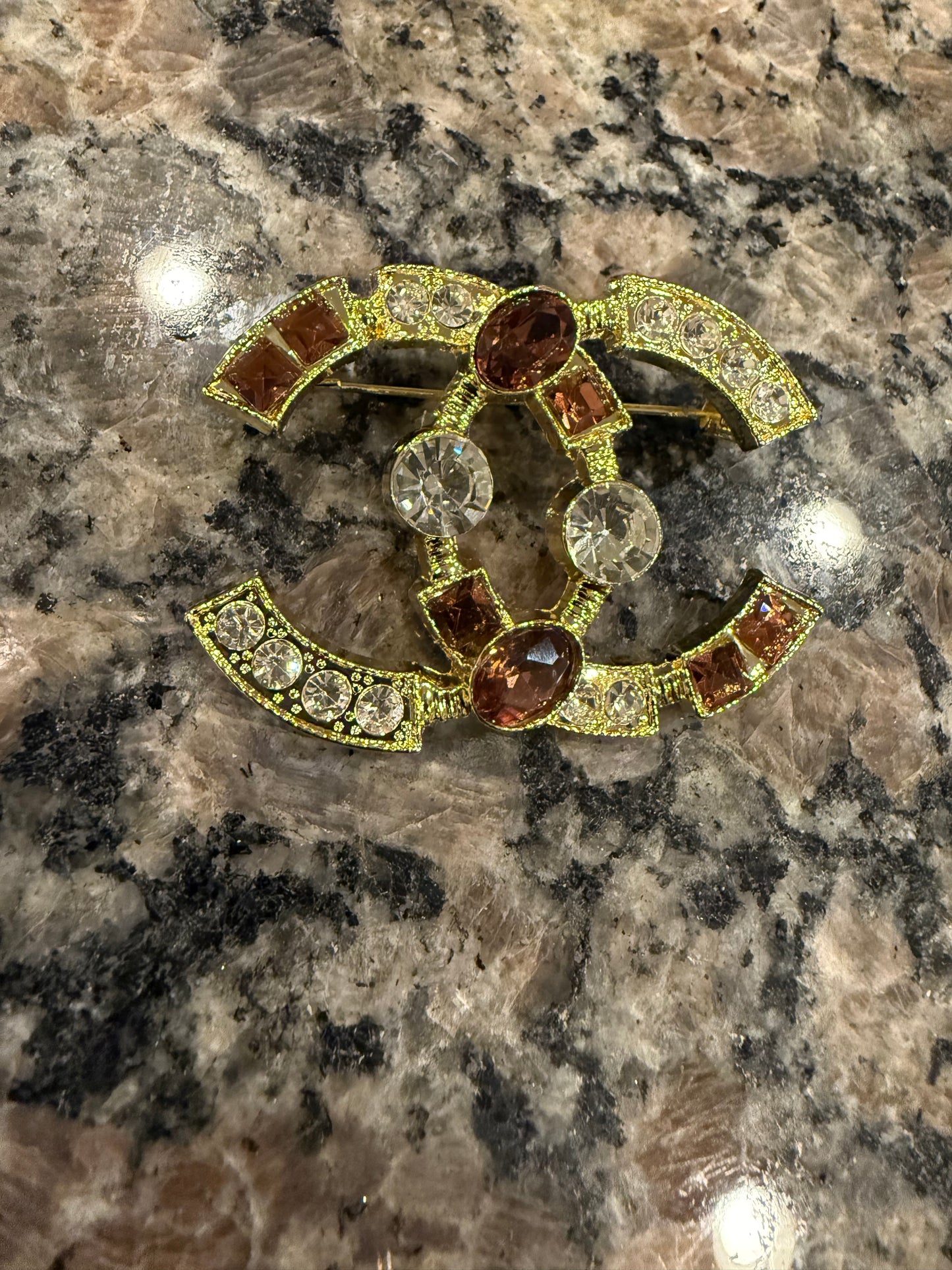 CC brooch pin