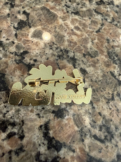 Black &Gold Brooch