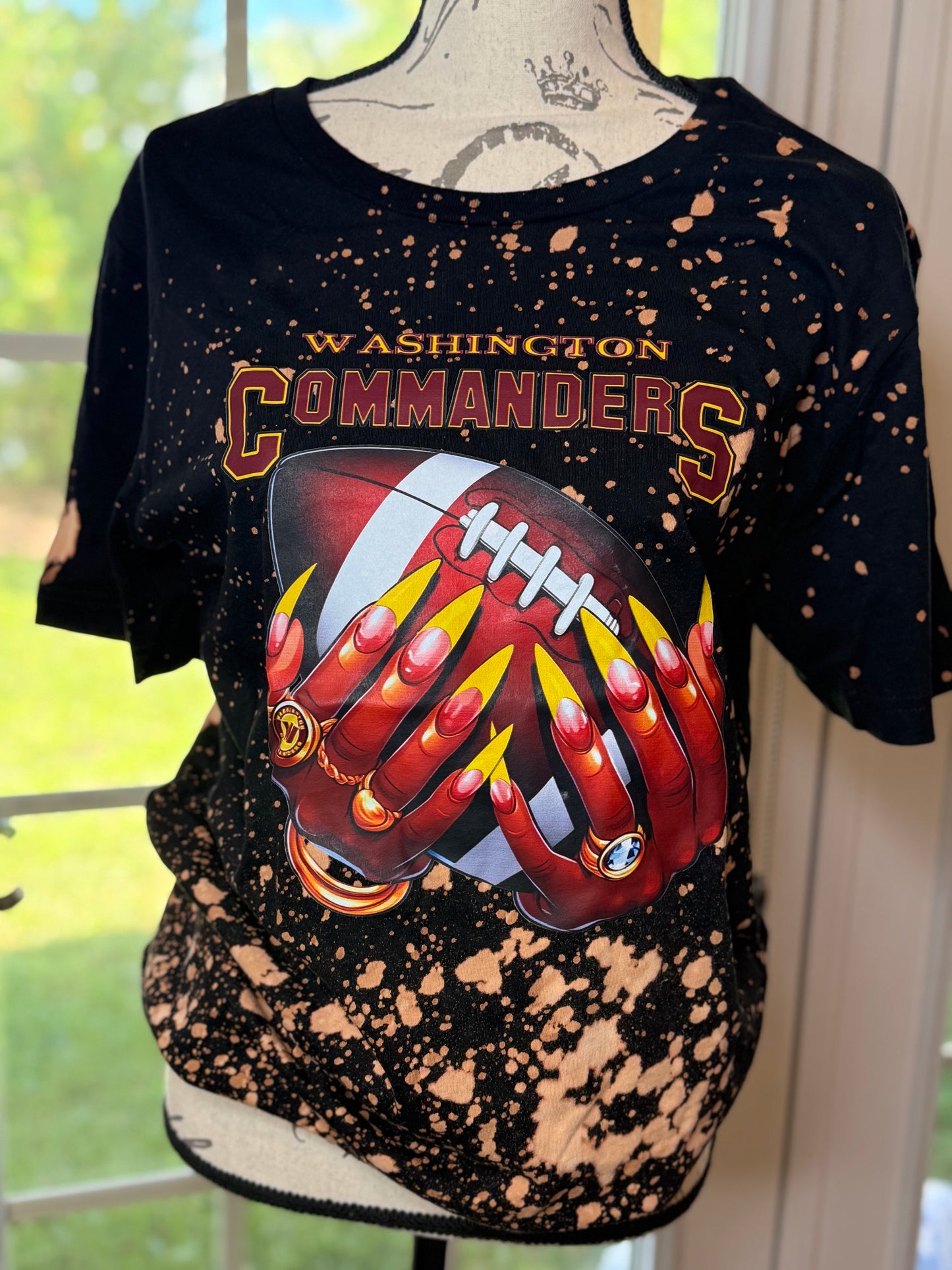 Commanders Nail Tee