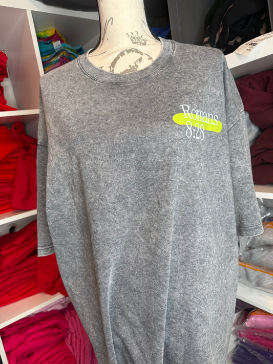 Grey  Romans Tee