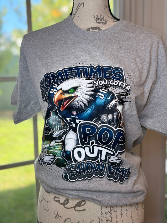Eagles pop out tee