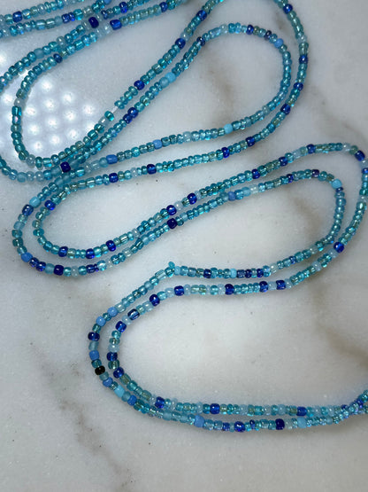 Ocean Blue waist bead