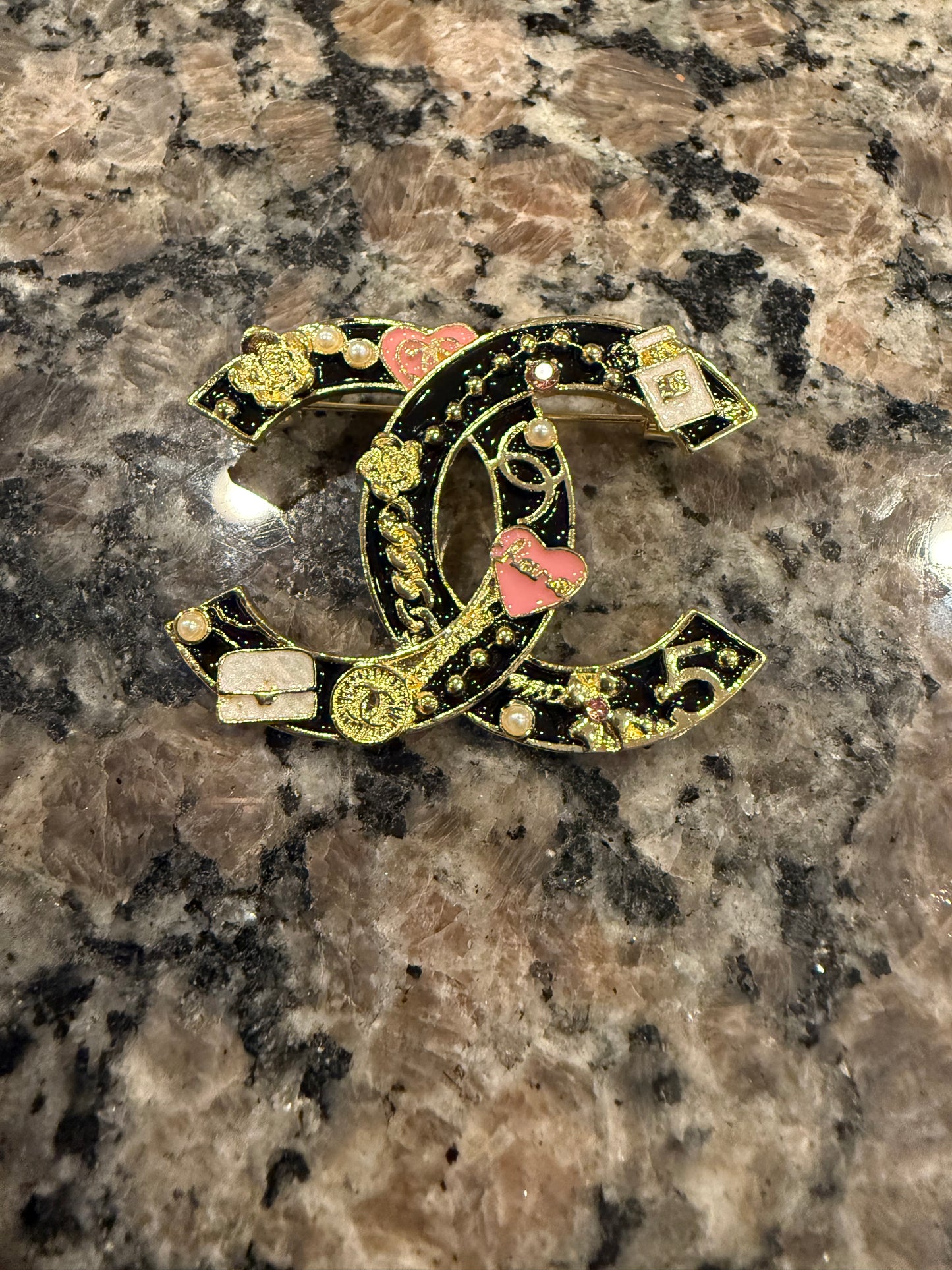 CC Brooch pin