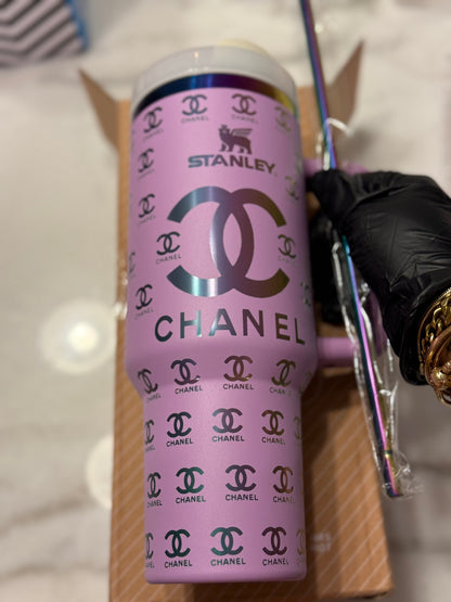 Chanel Inspired 40oz Tumbler